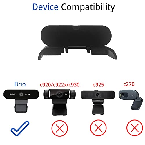 Webcam Cover Compatible with Logitech Brio 4K Webcam, Camera Lens Privacy Webcam Covers for Logi Brio hd 4K Pro