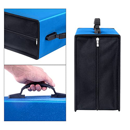 Siveit CD/DVD Binder, CD DVD Case Holder Binder 400 Capacity CD/DVD Wallet Storage Booklet Album Box (White binder, Blue) - color: Blue, size: White binder