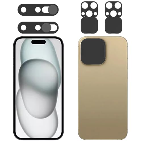 Front Camera Cover Compatible for iPhone 16Pro /16 Pro Max with Rear Lens Cover,Protect Privacy and Security But Not Affect Facial Recognition(2Pack)-2025 Updated Version - size: 16Pro/X16Pro Max