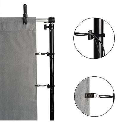 Background Backdrop Clips Clamps Holder for Photo Video Studio,24 Pack,Black - size: 24 pcs