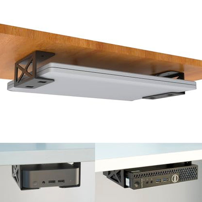 Under Desk Laptop/Mini PC Storage Mount,CPU Holder,Compatible with Dell OptiPlex,Mac Book,Mac mini and More.