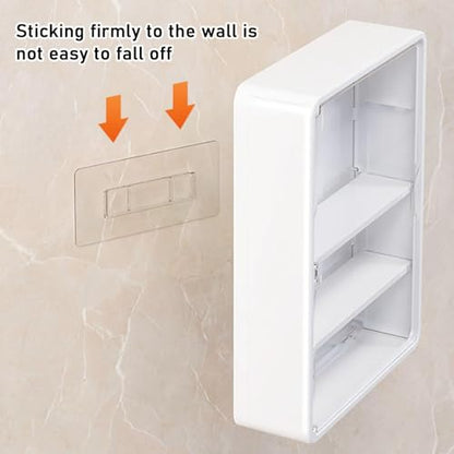 Blind Box Wall-Mounted Display Cabinet (White Big Size) - size: white Big size