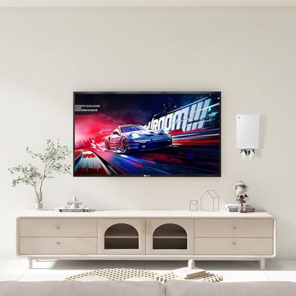 PS Metal Holder, 10” Floating Shelves for Wall, Wall Bracket for Playstation 5 and 4, Also Good to Support Speakers, Internet Router, Security Camera– for Gaming Room and Living Room (Silver)