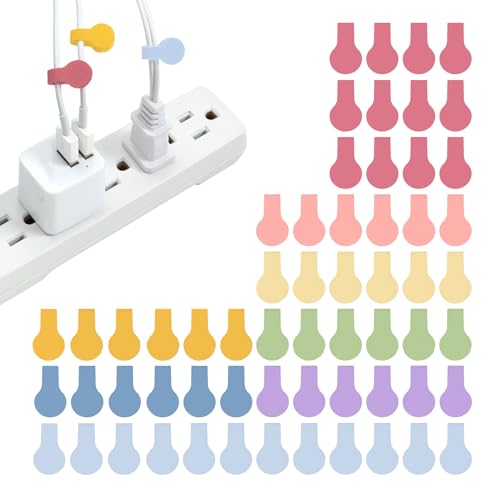 Wrap-It Storage Cable Labels - Mini, Macaron (60 Pack) - Colorful Charger & Wire Labeler for Cord Organization - color: Macaron, size: Mini