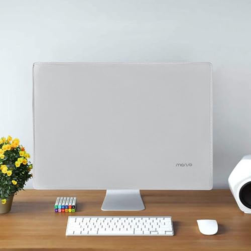 MOSISO Monitor Dust Cover 22, 23, 24, 25 inch Anti-Static Dustproof LCD/LED/HD Panel Case Computer Screen Protective Sleeve Compatible with iMac 24 inch, 22-25 inch PC, Desktop and TV, Gray - color: Gray, size: 22-25 inch