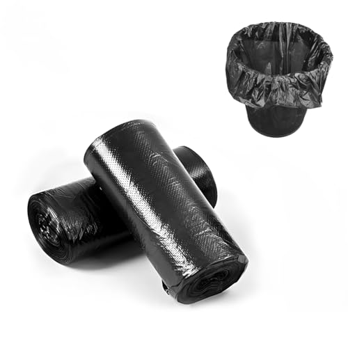 Yourkar Foldable Waterproof Leather Car Garbage Organizer Holder, Automotive Mini Dustbin Container with One Roll Trash Bag, Universal Interior Car Accessories (Trash Bag) - color: Trash Bag