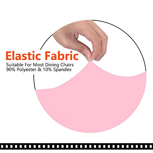SARAFLORA Office Chair Cover- Large, Pink Removable Computer Chair Cover for Office Chair with Zipper for Universal Rotating Chair Desk Chair Cover High Back Chair Seat Washable Protector for Pets - color: Pink, size: Large | 1PCS