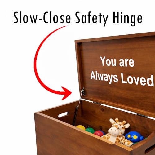 Personalized Engraved Walnut Wooden Storage Chest - Fully Assembled - color: Walnut-Engraved