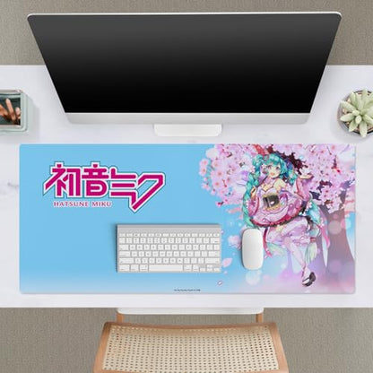 Head Case Designs Officially Licensed Hatsune Miku Sakura Graphics 37.4 x 15.75 x 0.16 inches (900 x 400 mm) - XL Gaming Office Desk PC Keyboard Mouse Mat Pad - color: Sakura, size: 37.4" x 15.8"