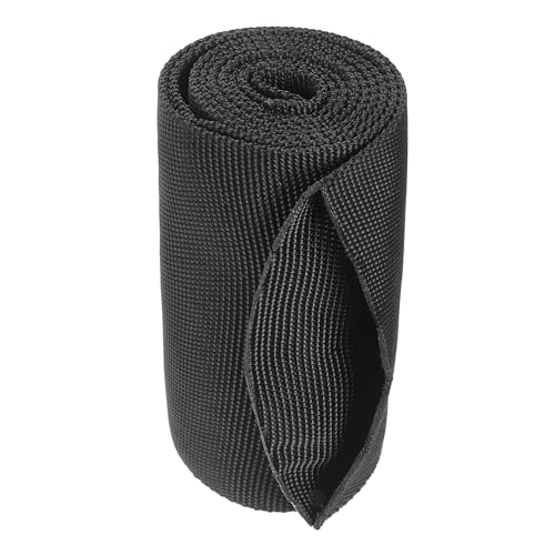 HARFINGTON Nylon Protective Hose Sleeve 2.4" ID 3FT Cable Cover Sheath Hydraulic Hose Protector Wrap for Welding Cord Tig Torch Hydraulic, Black - size: 2.4" ID 3FT