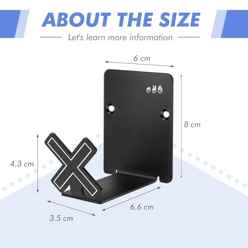 HL127 Headphone Holder Hanger for Desk, Include Adhesive Strips/Screw, Universal Headset Stand for PS4/PS5/Xbox/PC/Mac/Headphones Game Controller Hanger - style: X-shaped