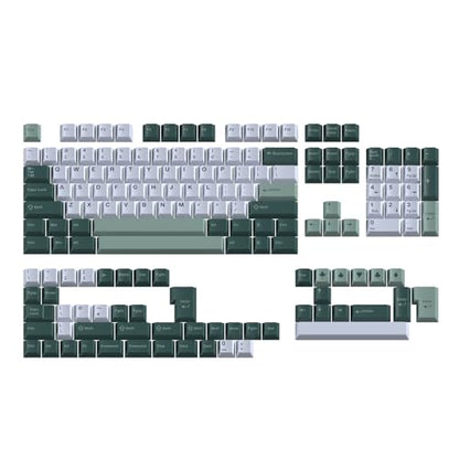 Sumgsn 163 Keys Doubleshot Keycaps Cherry Profile Botanical Keycaps Set Fit for 61/64187/104/108 Cherry Mx Switches Mechanical Keyboard - color: Botanical Keycaps