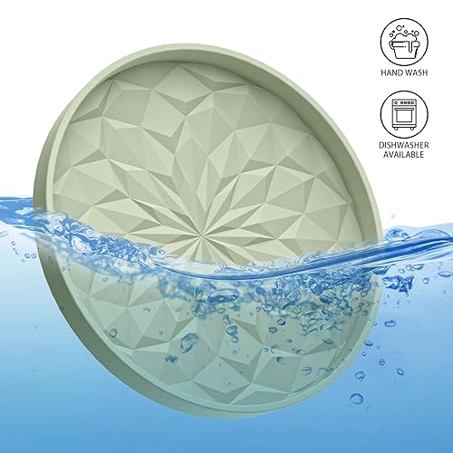 ME.FAN Car Coasters for Cup Holders [4 Pack] - 2.75In Silicone Auto Mug Mats - Universal Non-Slip Recessed Car Interior AccessoriesDesert Sage - color: 4pack-desert Sage