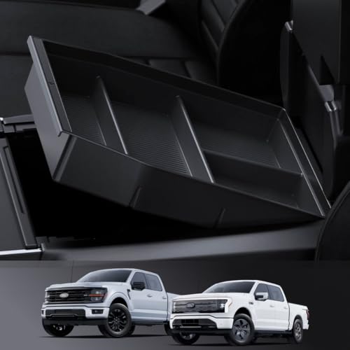 Spigen Armrest Organizer Tray for Ford F-150 2021-2026 & F-150 Lightning 2022-2026 [Check Compatibility for 2024/2025/2026 Models] - size: Ford F-150 & F-150 Lightning