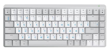 Russian Keyboard Stickers 2 Pack, Cyrillic Letter Overlay, Clear - color: blue