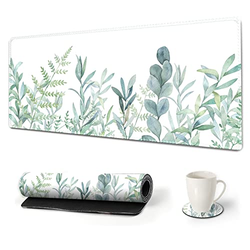 DINKY Extended Gaming Mouse Pad, Stable Non-Slip Rubber Base Mousepads, Large Mouse Mat with Stitched Edge, Keyboard Mouse Mat Desk Pad for Office, Game (Inspiration Quote) - color: Positive Quote