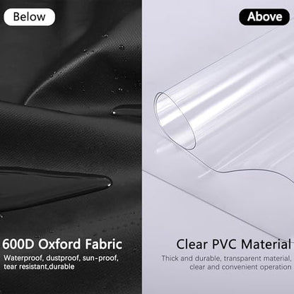 Power Wheelchair Joystick Protector Cover, Elderly Disabled Wheelchair Armrest Cover, Waterproof & Durable Oxford Cloth, Universal Electric Control Panel with Adjustable Strap