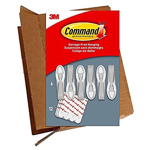 Command™ Garland Hanger, Garland Green, 6 bundlers, 12 Strips - size: 6 Cord Bundlers
