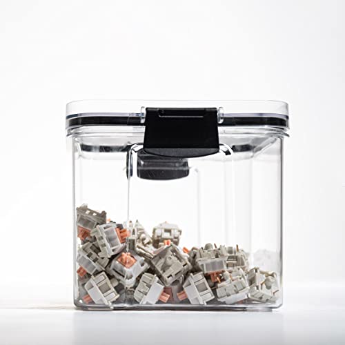 Gliging Switch Storage Mechanical Keyboard Switch Can Keycaps Sealed Can Storage Bottle Display Can Keycap Storage Box - size: Big