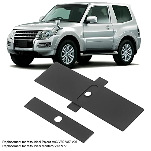 Acouto Car Shift Panel Dust Cover for Pajero V93 V80 V87 V97 for Montero V73 V77 8015A066 8015A065 2pcs Center Console Shift Lever Panel Trim Strip Replacement