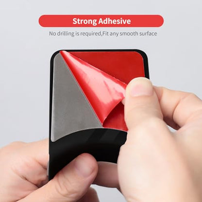 2 Pcs Headphone Stand Wall Mount Mini Headphone Hook Holder with Strong Adhesive Headset Stand Headset Holde (ZY88 wall Mount 2pcs) - style: ZY88 wall mount 2pcs