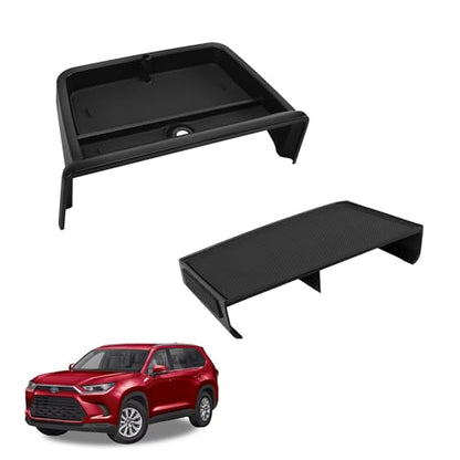 Center Console Organizer Compatible with 2023-2025 2026 Toyota Grand Highlander Interior Accessories, Console Organizer Tray ＆ Dash Holder Storage Box Insert Tray with Sunglasses Holder - size: Dashboard Storage Box 2PC