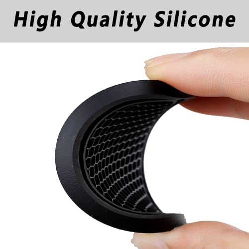 ZSDY Car Cup Coaster, 4PCS Universal Auto Non-Slip Cup Holder Embedded in Ornaments Silicone Coaster, Car Interior Accessories Sets, Grey - color: Gray
