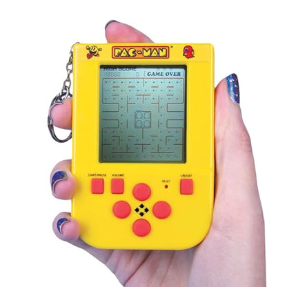 Fizz Creations PAC-Man Keychain Game. Includes LCD Screen, 4-Directional Controls & 4 Game Modes with Original PAC-Man Gameplay & Sounds. Officially Licensed Merchandise
