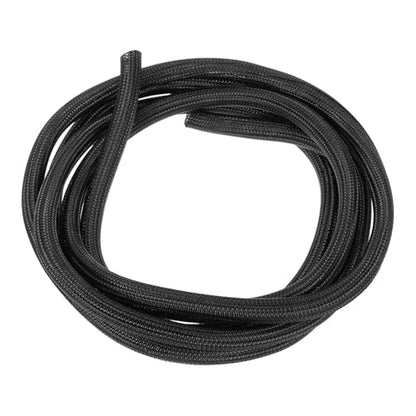 MECCANIXITY Split Sleeve Wire Loom 1/2" 9.84Ft Black Self Wrapping Braided Sleeve UL94-V2 Fireproof PET Sleeving for Automotive, Home Cable Management - color: Black, size: 1/2 Inch x 9.84Ft