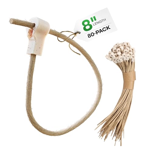 Fiber-Based Eco Zip Ties 8" (80 Pack) - 44 lbs Strong Eco-Friendly Tie Wraps - UV & Temperature Resistant FibreStrap for Agriculture, Manufacturing & Cable Management - Universal Use by IDL Packaging - size: 8", 80-Pack
