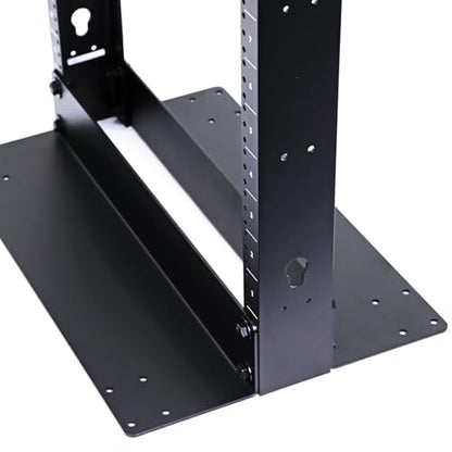 Aeons 13U 2 Post Open Frame Server Network Relay Rack for 19 Inch Networking Data & IT Devices A/V Equipment, Durable 2-Post Rack 13 U Aluminum Extrusion, Black - style: 13U-2Post-AL