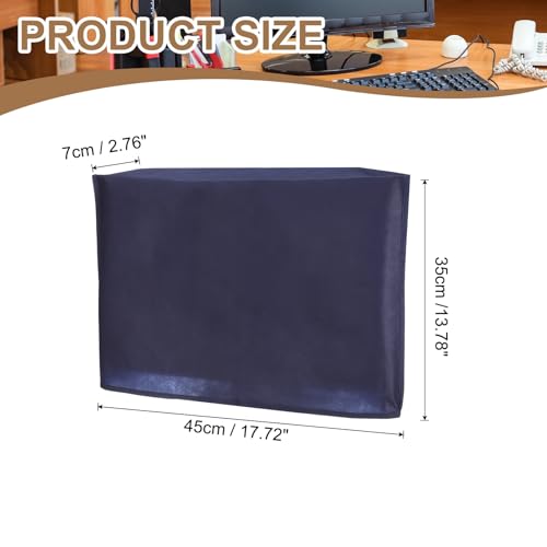 PATIKIL Computer Dust Cover, 17" Monitor Dust Protection Dustproof Cover Case for Desktop PC CPU Protector - 1Pcs (Blue) - size: 17"