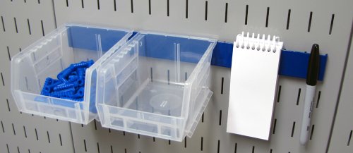 Wall Control 14in Accessory Hanger Tool Holder Bracket Pegboard Accessory Pegboard and Slotted Tool Board - Blue - color: Blue, size: 1 Count (Pack of 1)