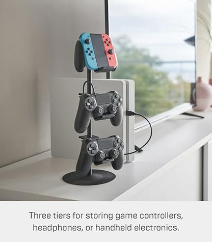 YAMAZAKI Home Smart Universal Adjustable Game Controller Stand/Controller Holder - Steel - color: Black