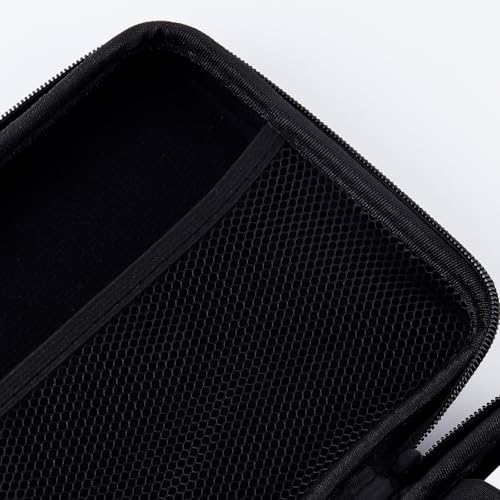 Hyekit 75% Keyboard Case, Hard Shell Travel Carrying Bag for 84 Key Magnetic Mechanical Gaming Keyboard, Compatible with Aula F75, Womier S-K80, Keychron K2, Redragon K673, RK R65 (Extra Space)