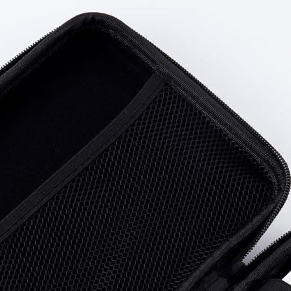 Hyekit 75% Keyboard Case, Hard Shell Travel Carrying Bag for 84 Key Magnetic Mechanical Gaming Keyboard, Compatible with Aula F75, Womier S-K80, Keychron K2, Redragon K673, RK R65 (Extra Space)
