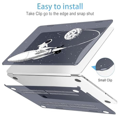 Mektron Case for 2026 MacBook Neo 13-inch A18 Pro chip A3404 Laptop Cover with 13-inch (Diagonal) Liquid Retina Display+ Keyboard Cover+ Screen Protector, Astronauts - color: Astronauts