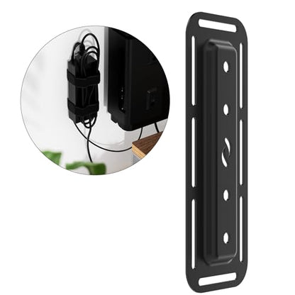 HumanCentric Universal Small Mounting Bracket Compatible with Small Devices, Modems, Power Blocks, Mount on the Wall or Under Your Desk, Vertically or Horizontally - size: Small & Micro