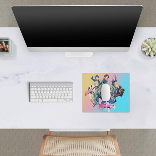 Head Case Designs Officially Licensed Hatsune Miku High School Graphics 9.84 x 11.81 x 0.12 inches (250 x 300 mm) - S Gaming Office Desk PC Keyboard Mouse Mat Pad - color: High School, size: 9.84 x 11.81 x 0.12 inches (250 x 300 mm) - S