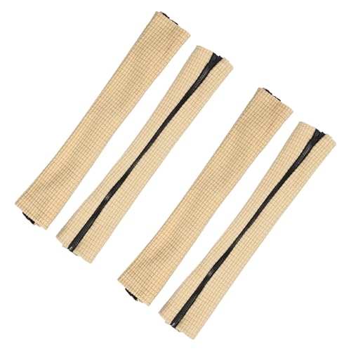 PATIKIL 22x4.3 in Office Chair Armrest Covers, 2 Pair Office Chair Arm Covers Long Computer Chairs Arm Rest Cover with Zipper Removable Rest Slipcover Hand Rest Protector, Beige - color: Beige, size: 22"