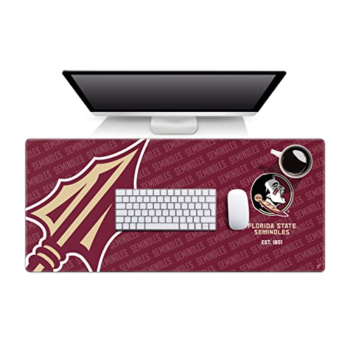 YouTheFan NCAA Florida State Seminoles Logo Series Desk Pad, Team Colors - style: Florida State Seminoles