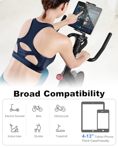 Kolasels Metal iPad Holder for Mic Stand [Ultra-Durable] Tablet Holder Mount for Microphone Stand, Mic Music Stand with Universal Tablet Clamp Mount for 4.7-13" Tablets and Cell Phones : Electronics