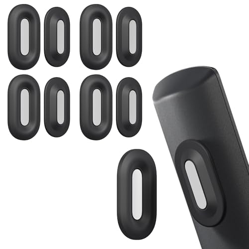 Magnetic Remote Control Holder Wall Mount, 2025 Upgraded Smaller & Stronger Magnetic Silicone Remote Control Organizer TV Remote Charger Holder Caddy Back of TV (Black-4 Pack) - color: Black, size: 4 Pack