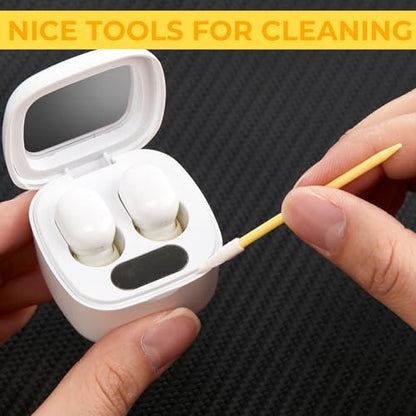 Chinco 200 Pcs Cleaning Swabs 2.56 Inch Sponge Tip Swabs Sticks for Printer Heads, Scanners, Camera Lenses, Chip Hard Disk Industries, Optical Lenses and Optical Equipment Makeup(Yellow) - color: Yellow