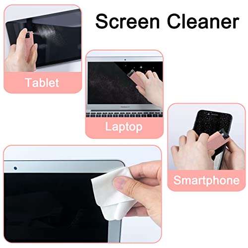 Touchscreen Mist Cleaner Spray, walrfid Electronic Screen Cleaner for TV, Laptop, Tablet, PC, Computer Monitor LCD Flat Screens, Eyeglasses - Pink - color: Light Pink