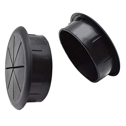 2-3/8 Inch (60mm) Flexible Desk Grommets Wire Cord Hole Cover Cable Organizer for Desktop Equipment Wiring Management and Protection - size: 2-3/8 inch(60mm)
