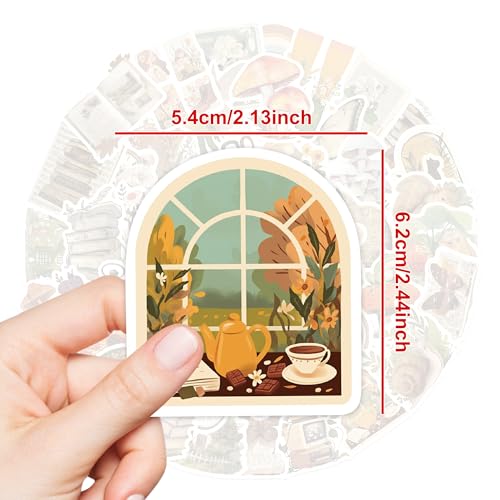 Vintage Animal Doodle Stickers, 50Pcs Hand-Drawn Animal Vinyl Waterproof Stickers for Laptop Water Bottle Journals Scrapbooks Gifts for Adults Teens - style: Animal doodles