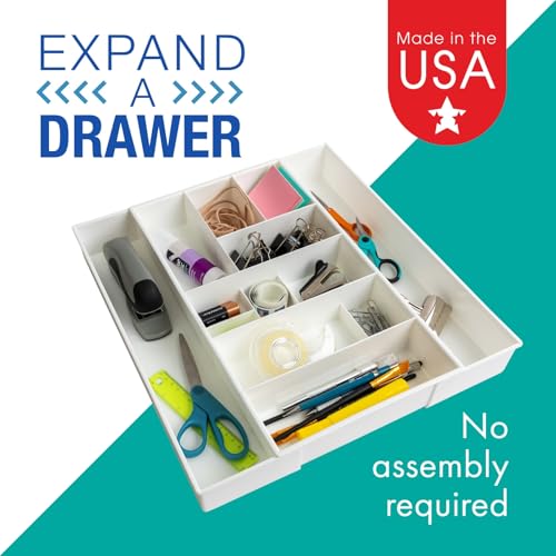 Dial Industries Expandable Junk Drawer Desk Organizer Storage Tray - style: Junk