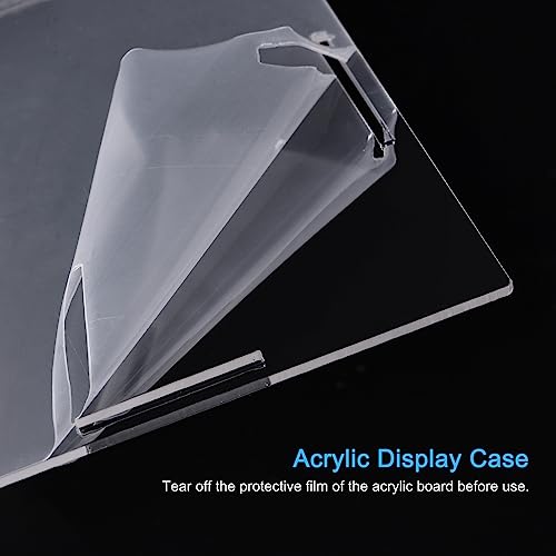 MECCANIXITY Acrylic Display Case Box Clear Dustproof Protection Showcase 8.3x6.3x16.1 Inch for Collectibles Display - size: 8.3x6.3x16.1 Inch