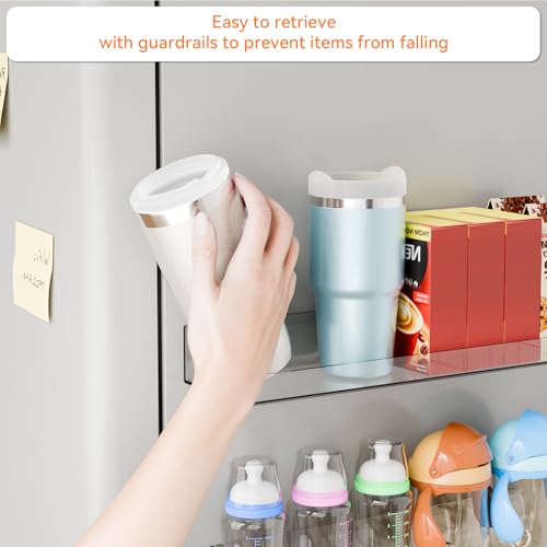 4 Pack Clear Acrylic Shelves for Wall with Adhesive,15 Inch No Drill Floating Shelves for Bathroom,Bedroom,Renter Friendly,Kids Room Bookshelf,Wall Display Shelf for Lego,Funko Pop,Figurine,Perfume - size: 15 Inch - 4 Pack